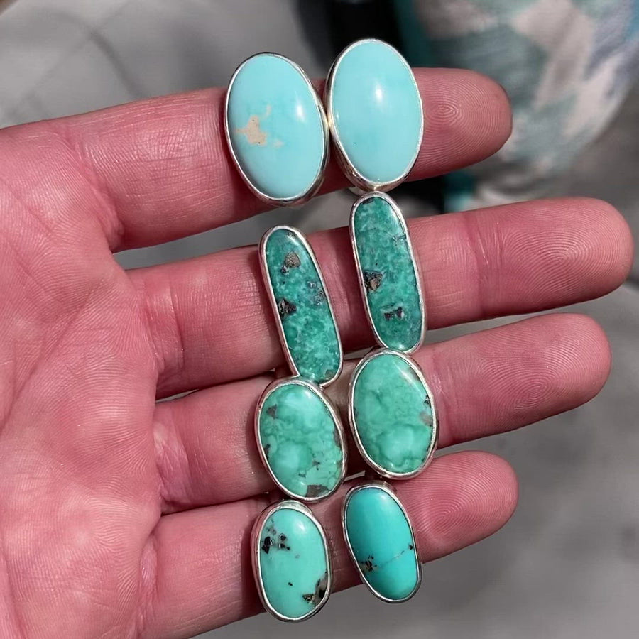 Campitos Turquoise Latitude Ring #1 - Size 7.5
