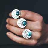 Turquoise Rising Ring #8 - Size 8