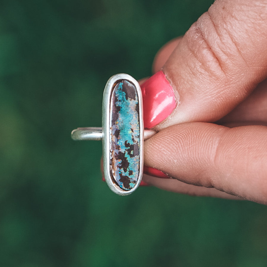 Boulder Opal Ring - Size 7