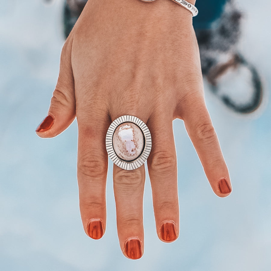 Mexican Opal Ring #4 - Made to Finish