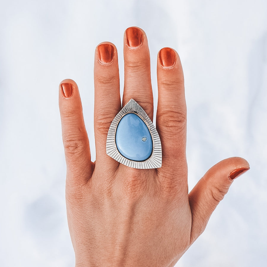 Blue Opal Ring #1 - Made to Finish