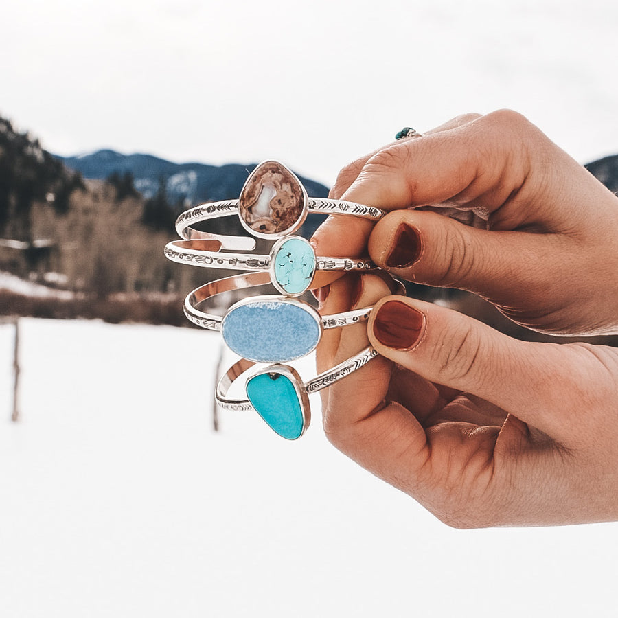 Blue Opal Cuff