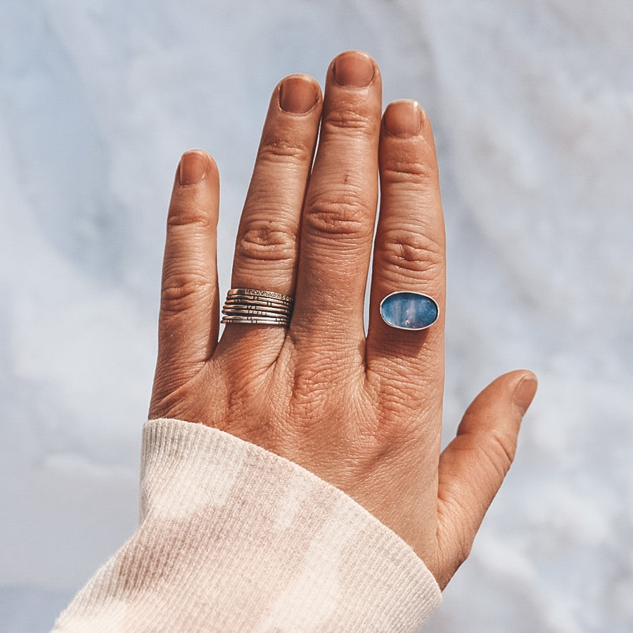 Australian Opal Latitude Ring - Made to Finish