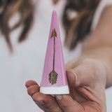 Lilac Ring Cone, 3.75" - Arrow