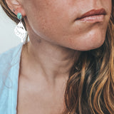 Swallowtail Studs - New Lander Turquoise