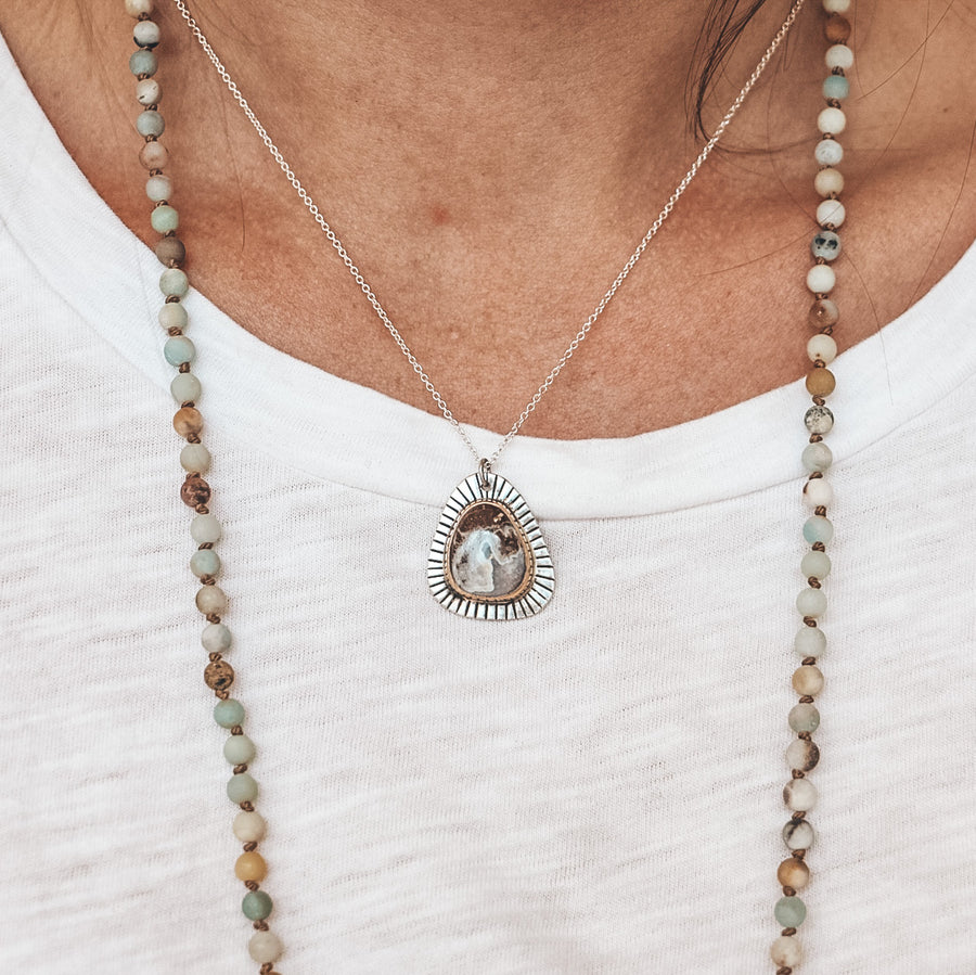 Boulder Opal Necklace #1