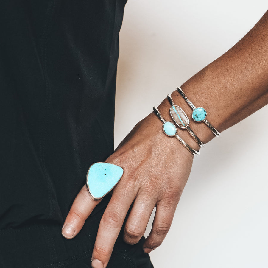 Kingman Turquoise Cuff #2