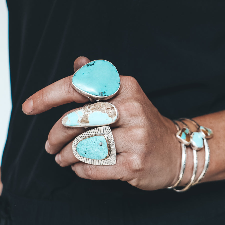 Campitos Turquoise Ring #5 - Size 8
