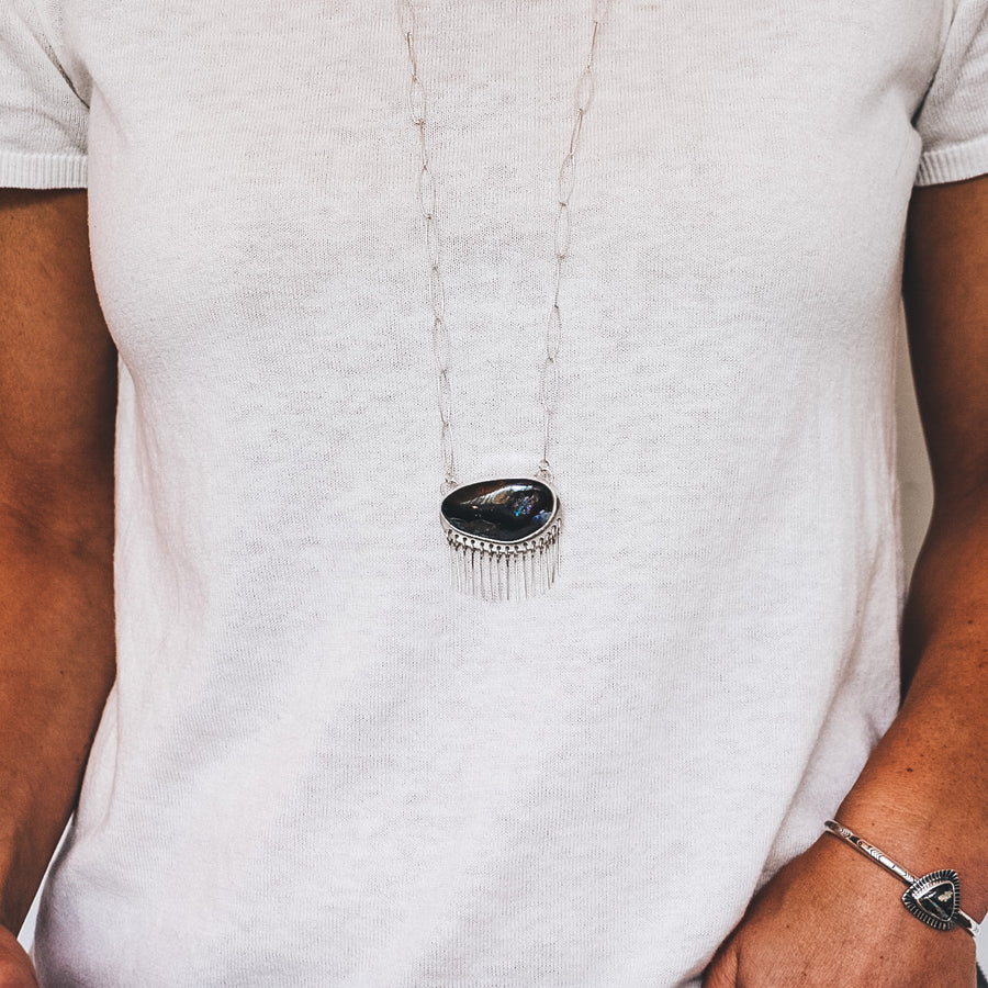 Boulder Opal Necklace #4