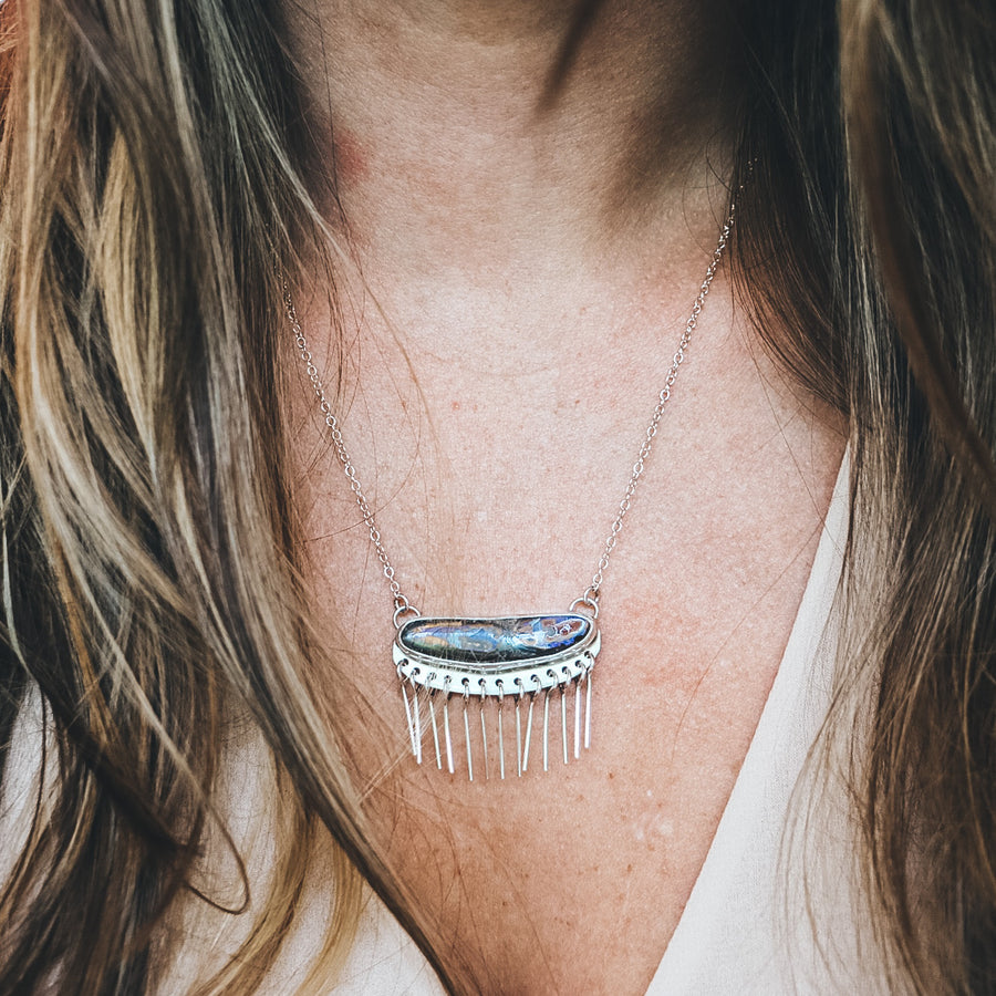 Boulder Opal Necklace #3
