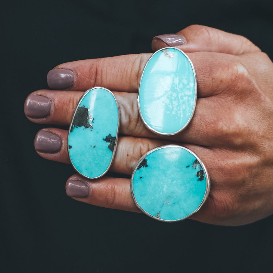 Campitos Turquoise Ring #12 - Size 8.25