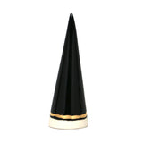 Black Ring Cone, 3.75" - Golden Rim