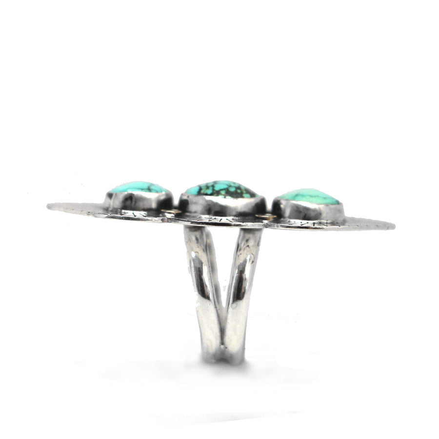 Blue Moon Three Sisters Ring - Size 8.5