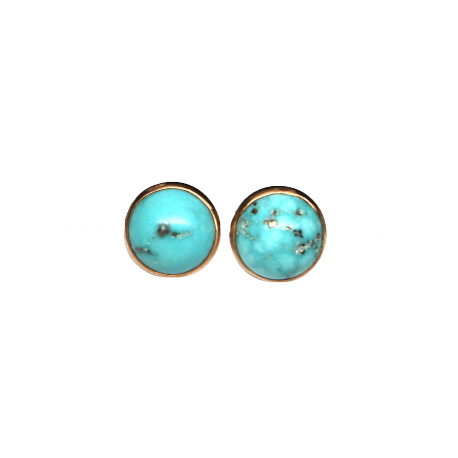 Campitos Turquoise Studs - 8mm