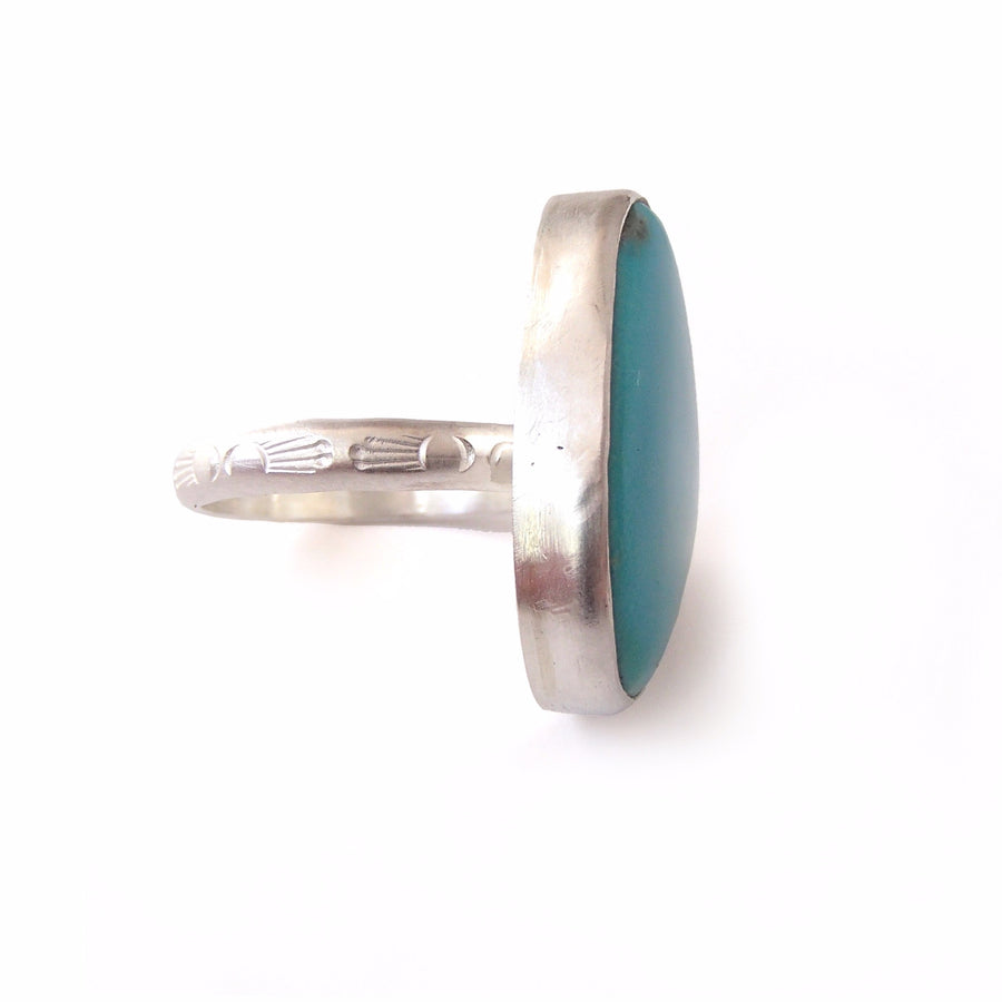 Campitos Turquoise Ring #2 - Size  8.5