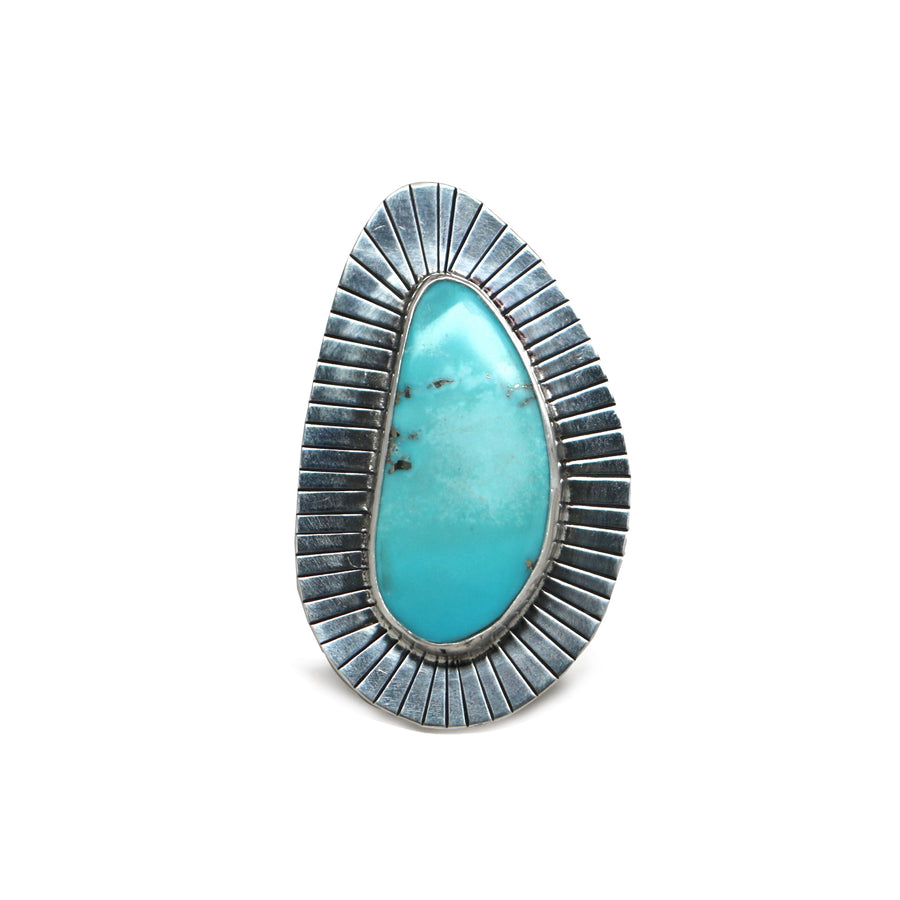 Campitos Turquoise Sunbeam Ring #1 - Size 5