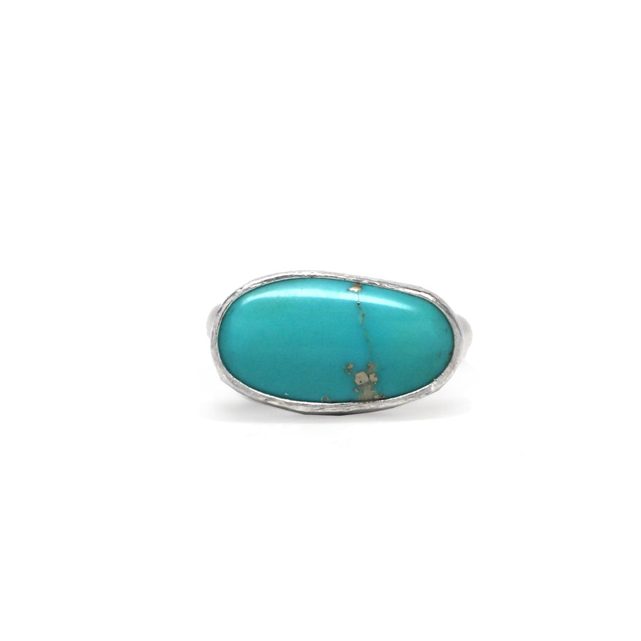 Campitos Turquoise Latitude Ring #2 - Size 5.25