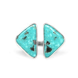 Divided and United Ring - Kingman Turquoise #2, Size 7 - 8