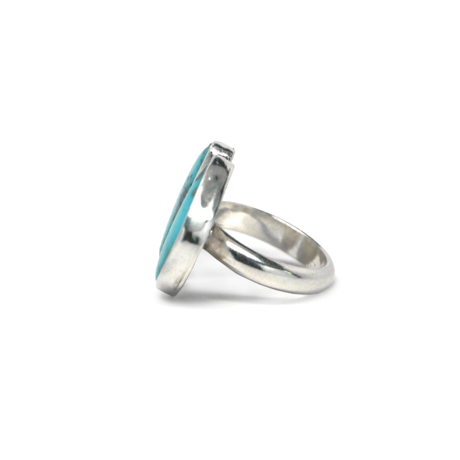 Divided and United Ring - Kingman Turquoise