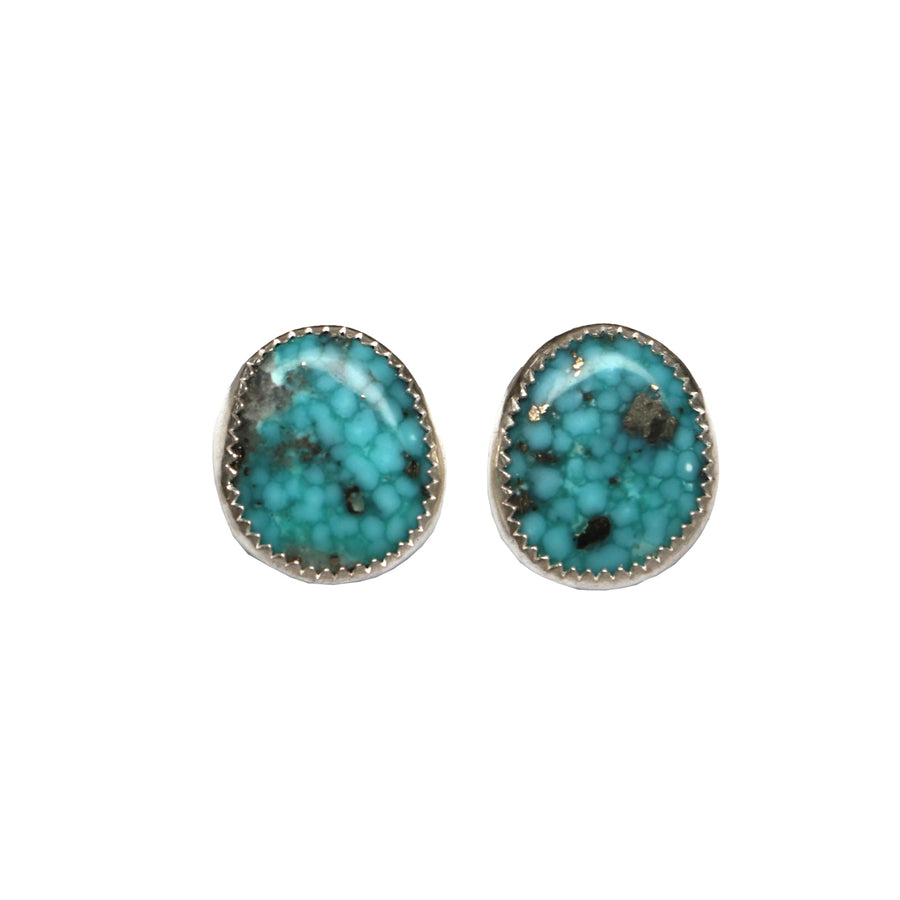 Organic Studs - Kingman Turquoise #2