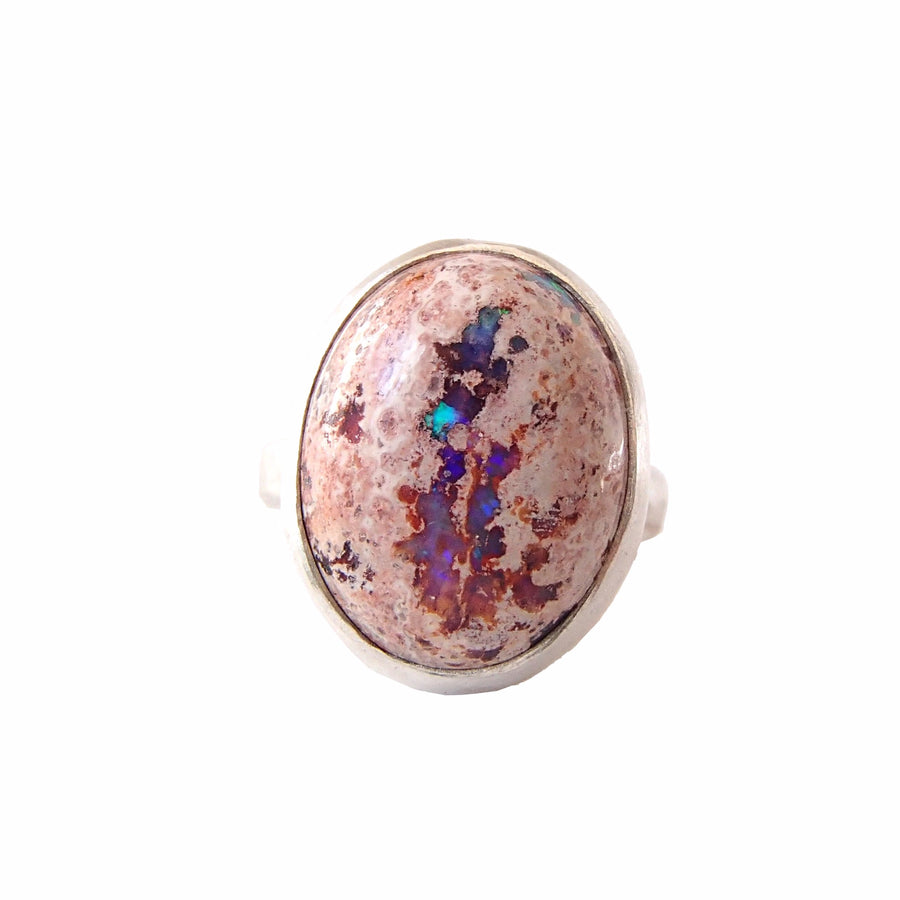 Mexican Opal Ring #3 - Size 6.5