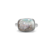 Australian Opal Latitude Ring #4 - Size 5.5