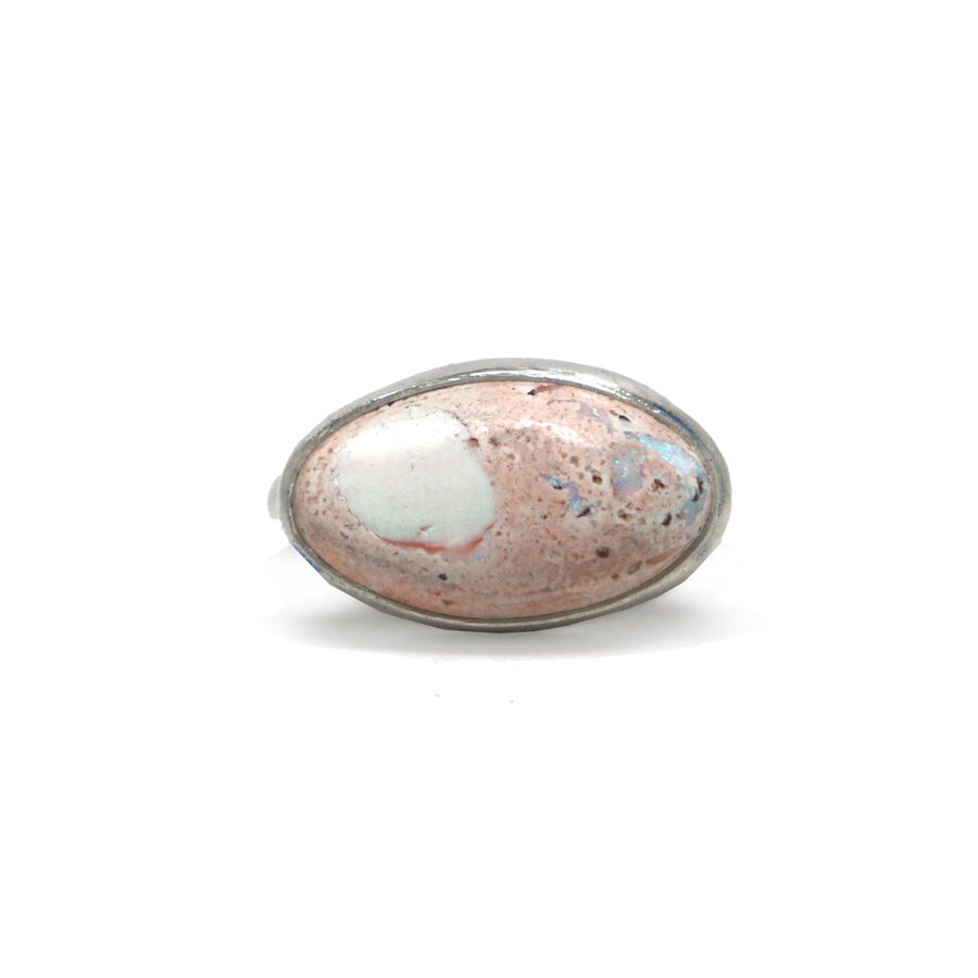 Mexican Opal Latitude Ring #11 - Size 7.5