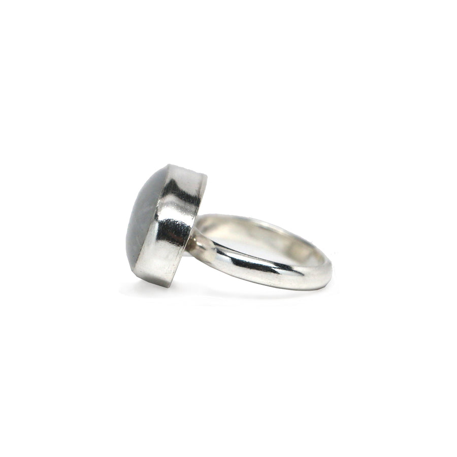 Moonstone Latitude Ring #2 - Size 7.5