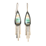 Opalized Wood Fringies - Mixed Metals