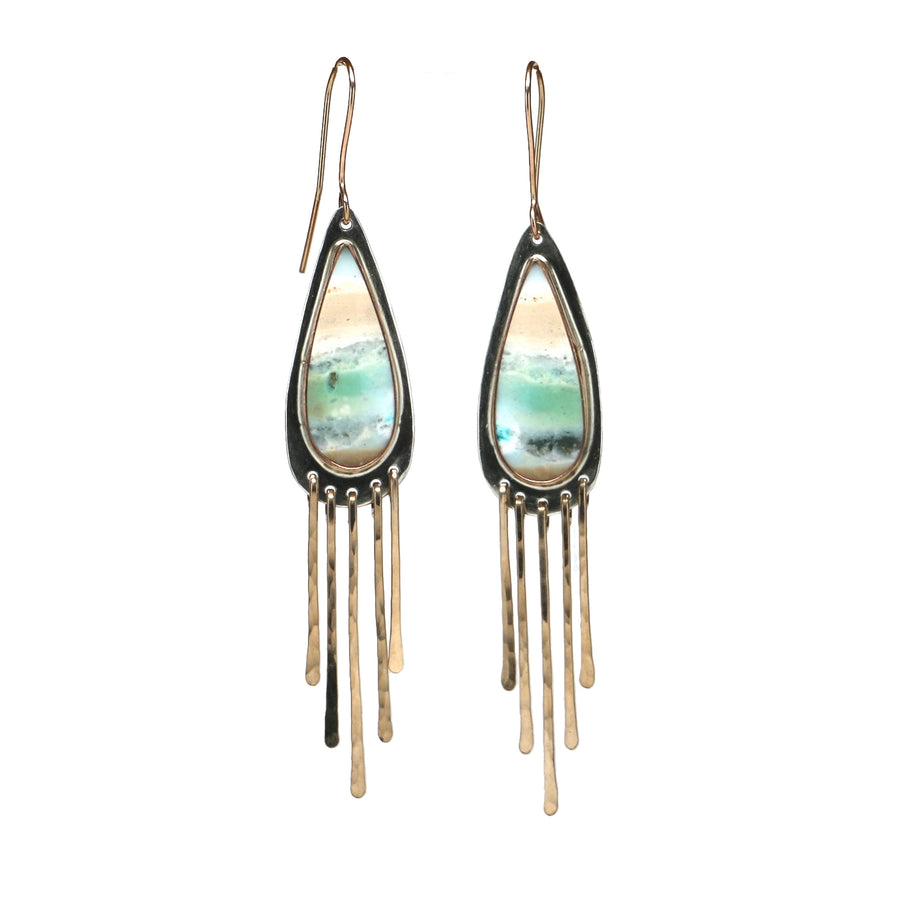 Opalized Wood Fringies - Mixed Metals