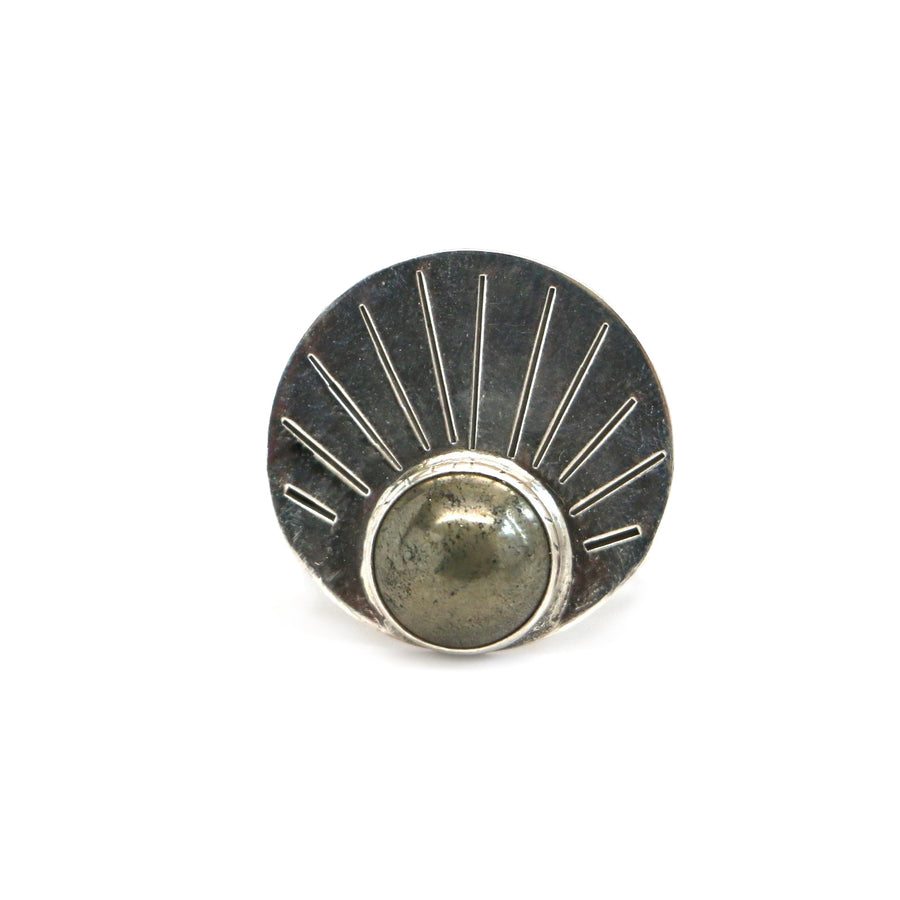 Pyrite Rising Ring - Size 7