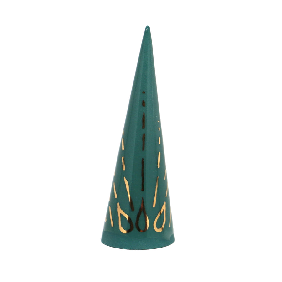 Teal Ring Cone, 3