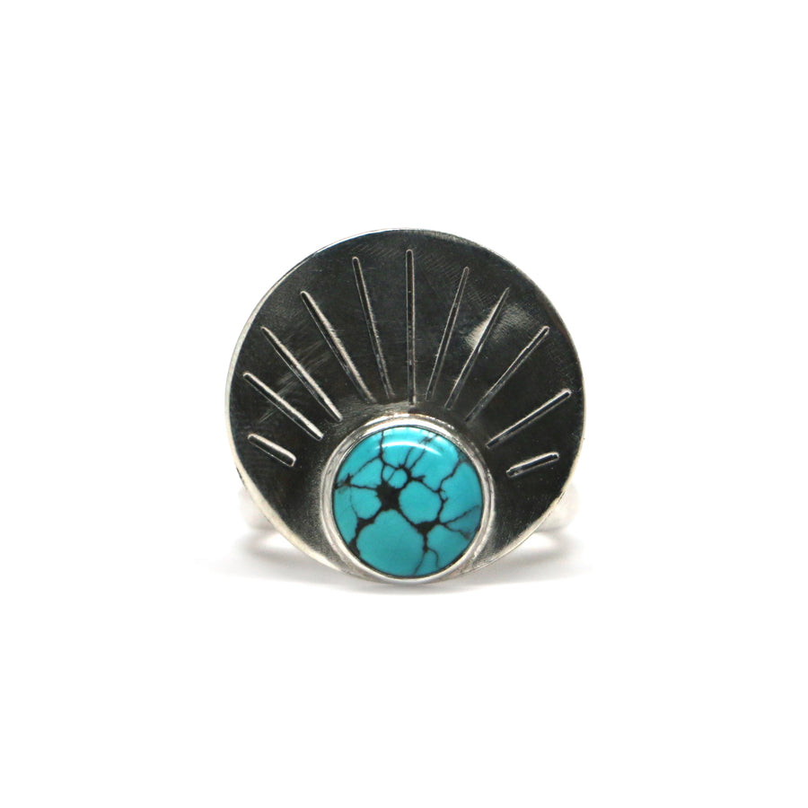 Turquoise Rising Ring #9 - Size 9