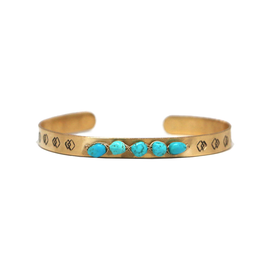 Selene Cuff - Turquoise Multi
