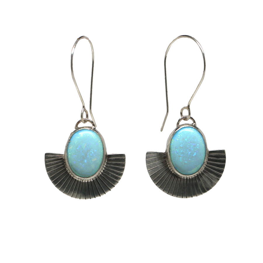 Opal Fan Dangles
