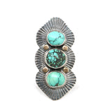 Blue Moon Three Sisters Ring - Size 8.5