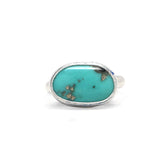 Campitos Turquoise Latitude Ring #1 - Size 7.5