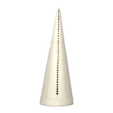 White Ring Cone, 3.75" - Vertical Dots
